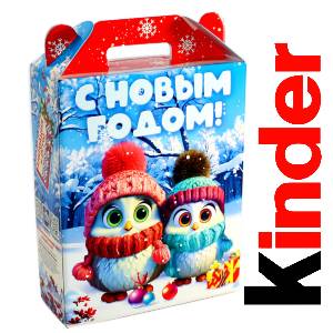 Детский подарок на Новый Год в жестяной упаковке весом 830 грамм по цене 3297 руб в Казани